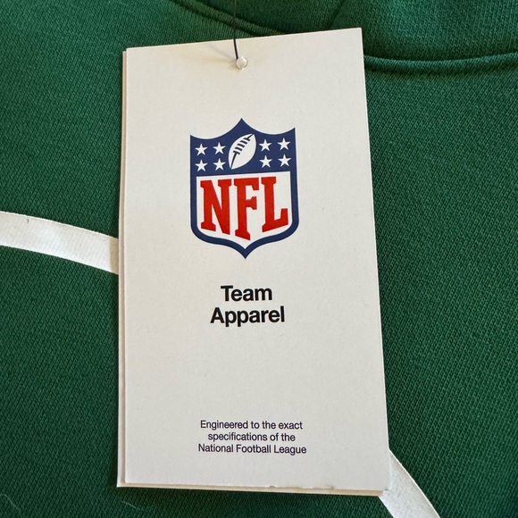 Men's New York Jets Nike Green Alternate Logo Pullover Hoodie Medium - Picture 4 of 6